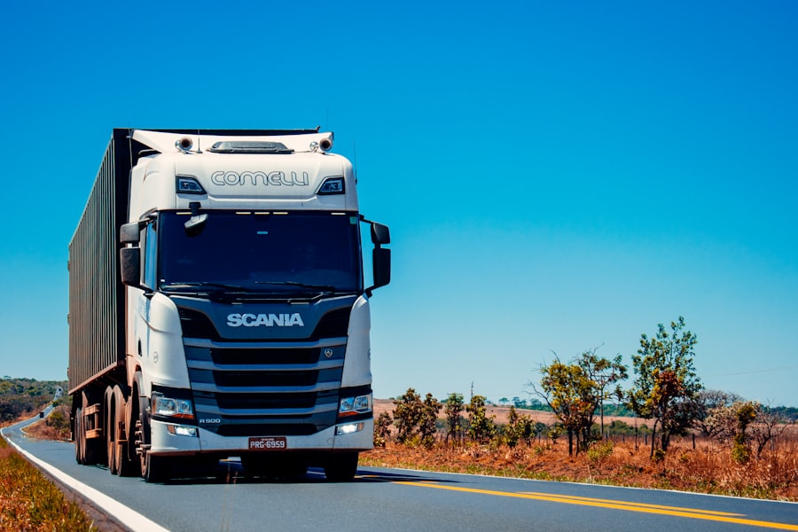 Convoi routier sur le corridor RN1